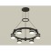 Ambrella Light Acrylic lamp, XR92051202, GX53 LED 12 W, black sand, white matte