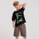 T -shirt Children's Minaku Graffiti, Black Color, Height 116