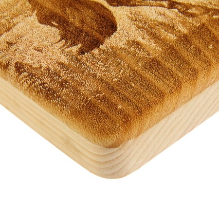 Board from the massif “horse”, square, 18 × 18 cm-2