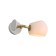 Sconces st. SL434.501.01. Calmare. 1x40 W, E14, 32.2x15 cm, white color