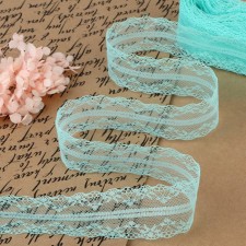 Capricon lace, 35 mm × 10 ± 1 m, mint color
