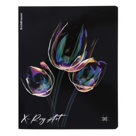 A notebook of 96 sheets in the Erichkrause "X-Ray Art", holographic lamination, an offset block 100%, mix-10