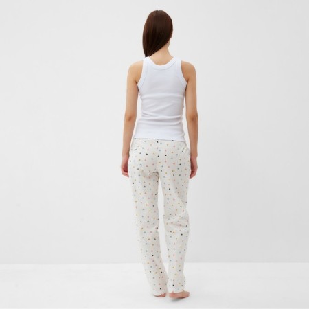 Women's trousers KAFTAN "Shards", size 40-42, white-2