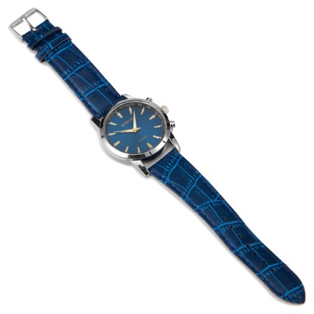 Men's watch, d-4.2 cm, blue-4
