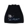 Knitted hat with lapel for a girl, size 54