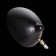 ST LUCE bedside lamp. SL305.404.01. SPRUZZO. 1x60 W, E27, 38x30x53 cm, black color