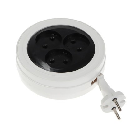 Luazon Lighting Eco extension cord, 3 sockets, 2.7 m, 6 A, 1300W, SHVVP 2x0.75 mm2, without salary-3