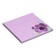 Block with a sticky edge paper 75x75 mm, Erichkrause, "Pastel Bloom", 50 sheets, purple