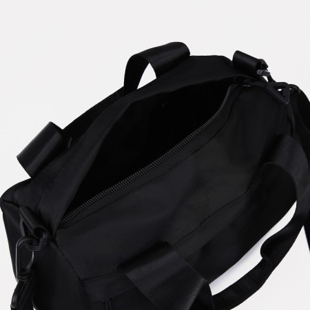 Sports bag with lightning, external pocket, black color-2