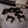 Fastener-clip for the mounting gun Ø 40 mm, black (25 pcs/UP) rexant