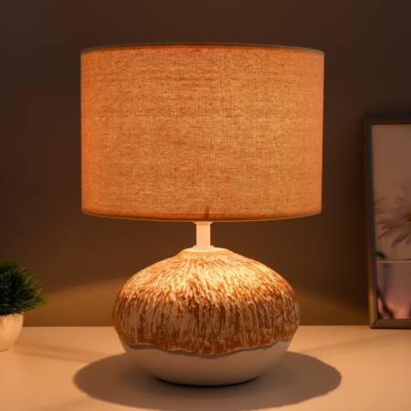 Camelia table lamp E27 40W white-beige 27.5x27.5x39.5 cm Risalux-1
