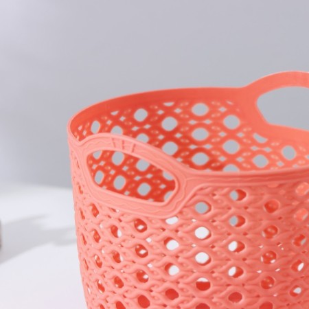 Storage basket "loops", plastic, 12.5 × 12.5 × 10.5 cm, color mix-1
