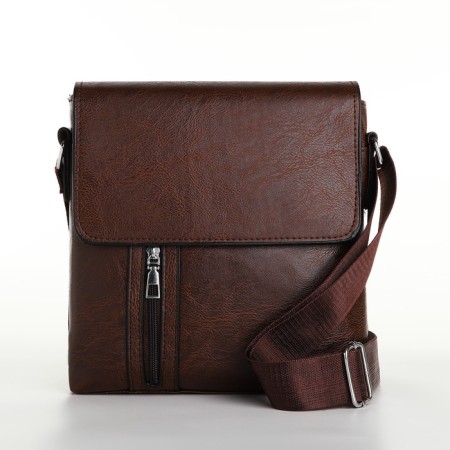 Male bag, brown color-1