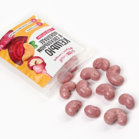 Onlylife cashew in the beet glaze with yogurt, 60 g-3
