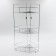Wall corner shelf 3-tier Joy Home, chrome