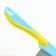 A comb for wool with long teeth and an ergonomic handle, 15 cm, mix of flowers