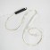 Girlynda "Horse Tail" 10 threads 1 m, IP20, silver thread, 100 LED, glow of multi, 2 modes, AAH3