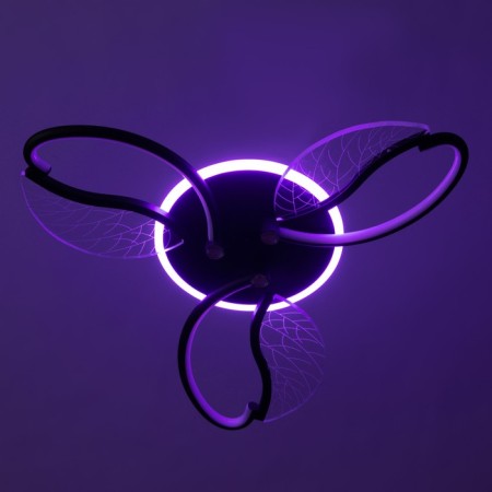 Astrid chandelier 3XLED 66W 3000-6000K RGB black 60x60x8cm-4