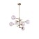 Caustra Freya Fr5115PL-06BZ Maddison, 770x770x980 mm, G9, 6x5W, brass color