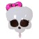 Foil ball 25 "Skull with a bow"