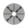Protective lattice for indoor plants, d = 19.5 cm, plastic