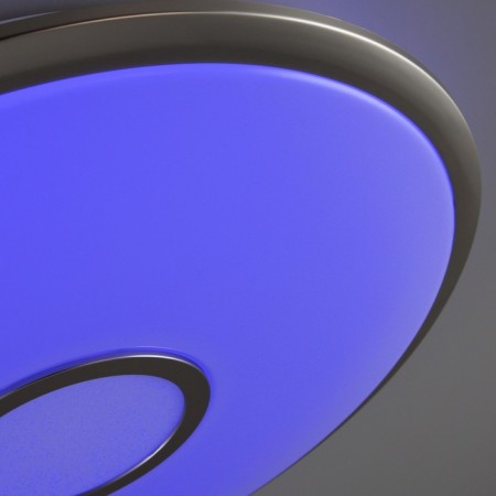 Lamp Citilux "Starlight" CL703A61G, 51.5x51.5x7.5 cm, 1x65W, LED, Gray Color.-29