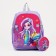 Baby backpack on a zipper, with a wallet, lilac color