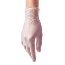 SunVIV medical gloves vinyl l, transparent, 50 pairs