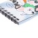 Notepad A7, 40 sheets in a cage on the crest "cuties", covering a shaky cardboard, an offset unit