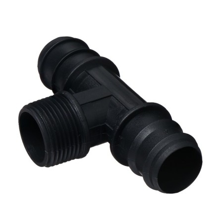 T-shaped tee, external thread 5/4 ", for hoses 5/4" (32 mm), plastic-1