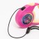 Roulette "Piggon" with a rubberized handle, 3 m, up to 15 kg, cable, pink-yellow