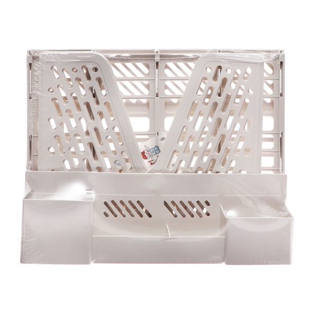 Vertical tray, 4 sections, with branches for writing accessories, calligrata, white-6