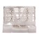 Vertical tray, 4 sections, with branches for writing accessories, calligrata, white