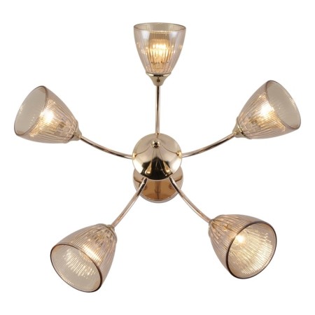 Lamp on the ESCADA rod, 1129/5p. 5x60W, e27, 590x590x290 mm, color gold-2