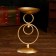 The candlestick "Arne" metal. 10x10x20 cm