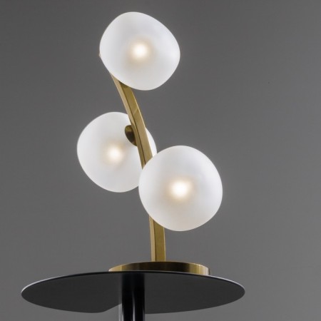Freya Fr5444TL-03BS Donuts desktop lamp, 240x120x430 mm, G9, 3x30W, brass color-3
