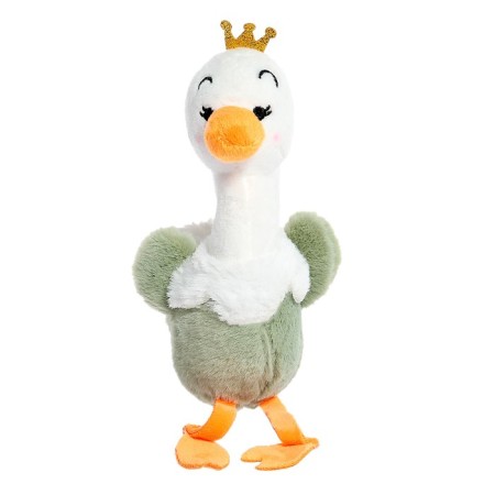 Soft toy "Swan", on a key fob, color mix-6
