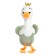 Soft toy "Swan", on a key fob, color mix