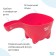 Plastic bucket for bathing Dino SCOOP, 800 ml., Coral color