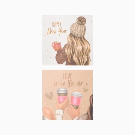 Set of Gift Ethel "New Year: Hello Winter" towel 30x60 cm and accessories-10