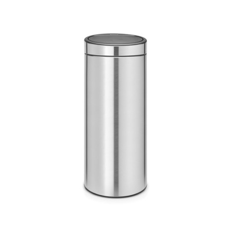 Garbage bucket Brabantia Touch Bin New, Steel color, 30 liters