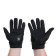 Motorcycle gloves with protective inserts, steam, size m, black