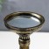 Summary of the tree for 1 candle "Ferdinand" black with a golden patina 28x10.5x10.5 cm