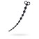 Anal beads Toyfa Popo Pleasure cephei, silicone, black, 33.5 cm, D 2.4 cm