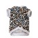 T-shirt with cuffs for dogs "Leopard", size 32 (DS 32 cm, OG 39-41 cm), cotton