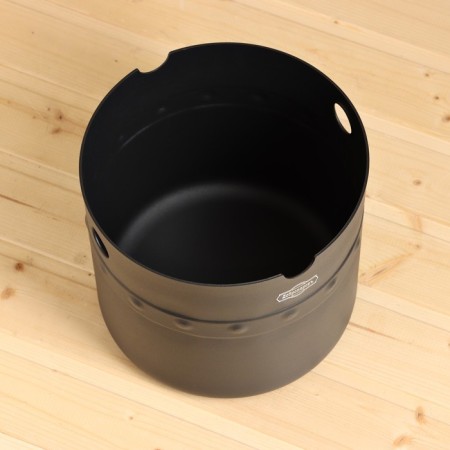 Set for bath 2 in 1: bucket 5l and bucket, powder coating, black v-b125-3