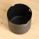 Set for bath 2 in 1: bucket 5l and bucket, powder coating, black v-b125