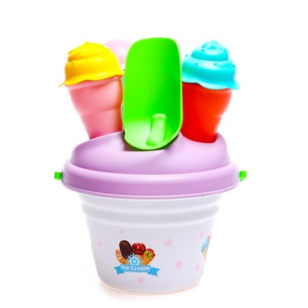 Sanding set "Bucket with ice cream"