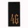 Textile strip "46", 4.6 x 1 cm