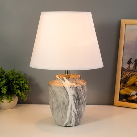 Table lamp 16381/1 E27 40W gray 23x23x39 cm Risalux-1